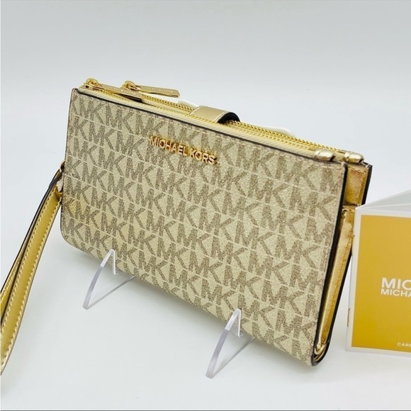 Michael Kors Large Double Zip Wallet Wristlet - Picture 2 of 10